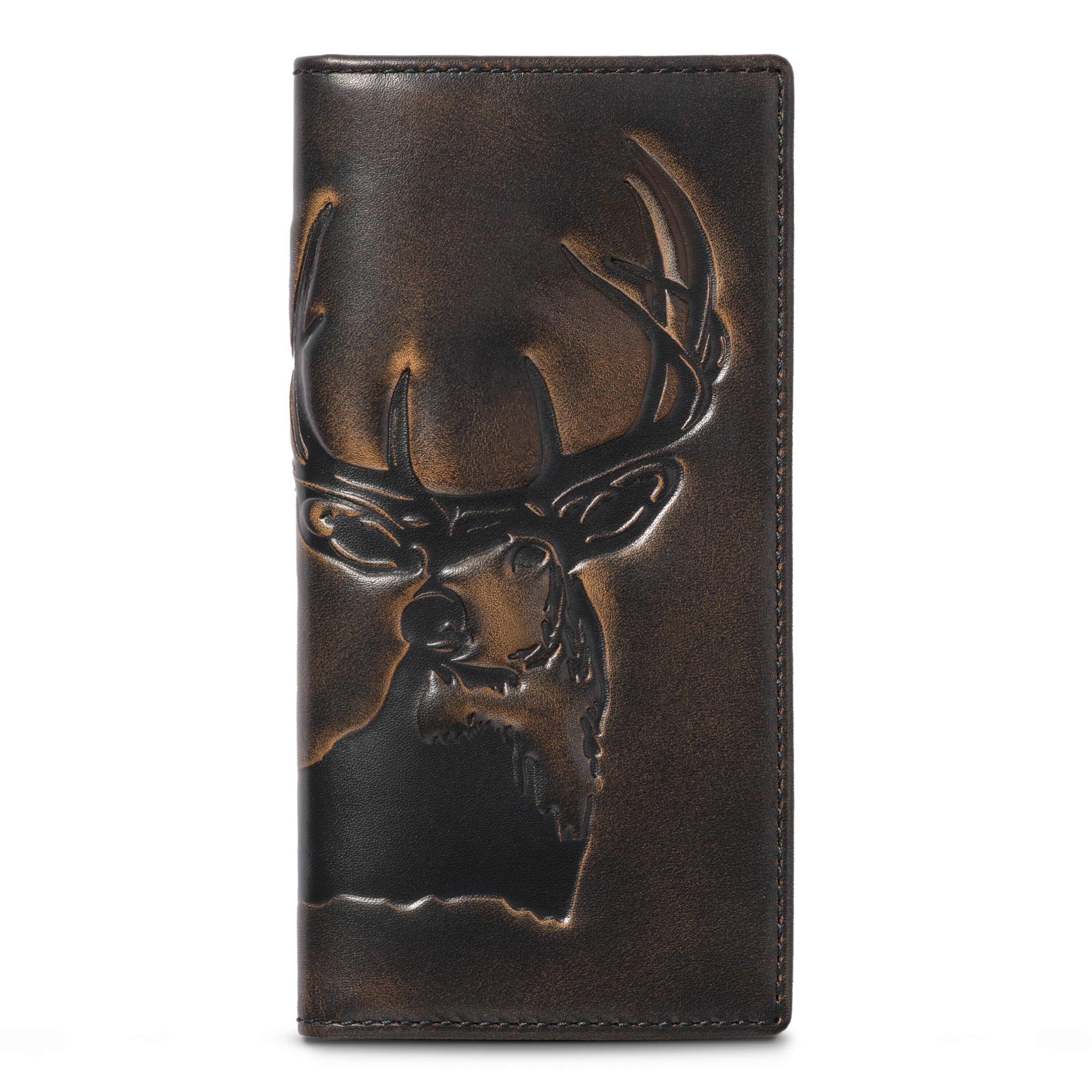 Deer Long Bifold Leather Wallet | House of Jack Co.