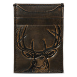 Deer Magnetic Front Pocket Money Clip Wallet House of Jack Co.