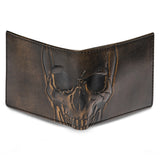Skull Double ID Bifold Wallet Bifold Wallet House of Jack Co.