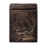Deer Bifold Front Pocket Money Clip Wallet House of Jack Co.