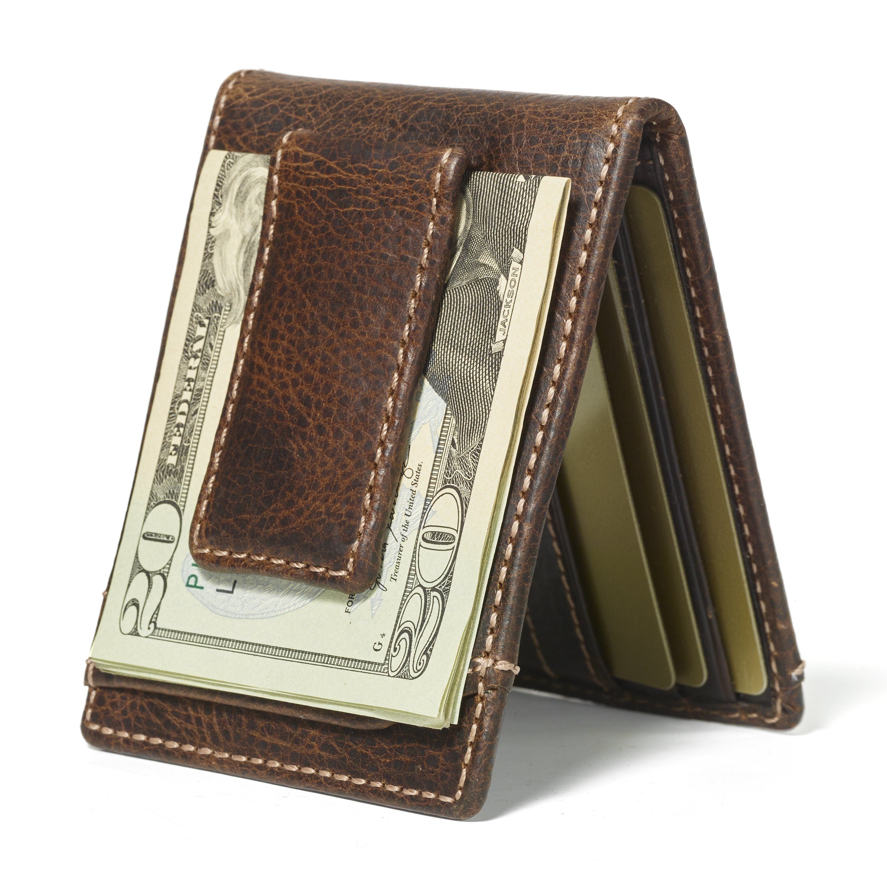 MONEY CLIP WALLET Leather Money Clip Wallet Mens Leather Wallet