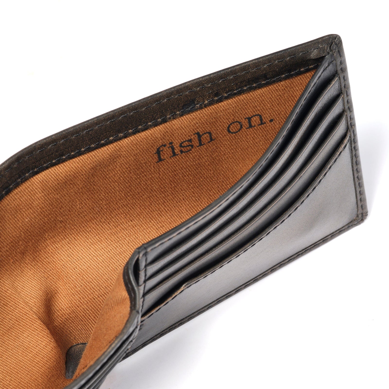 Bass Fish Wallet - Leather Double ID Bifold | House of Jack