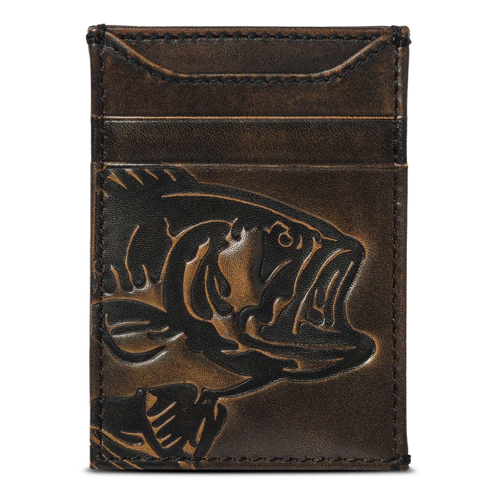 Bass Fish Wallet - Magnetic Front Pocket | House of Jack Co