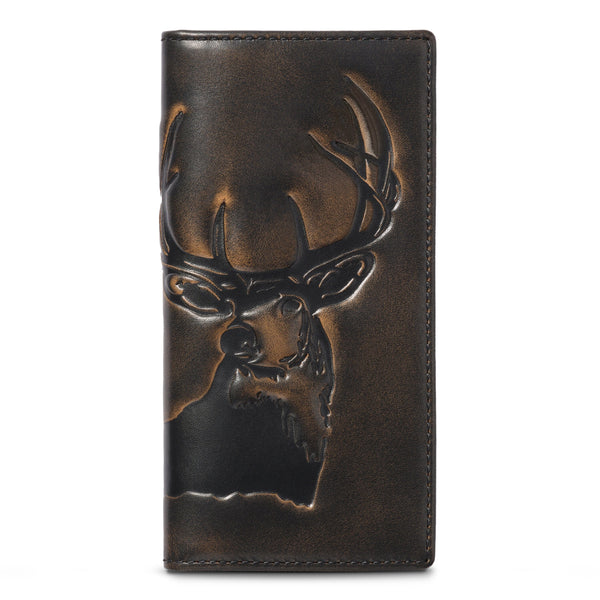 Deer Long Bifold Leather Wallet | House of Jack Co.