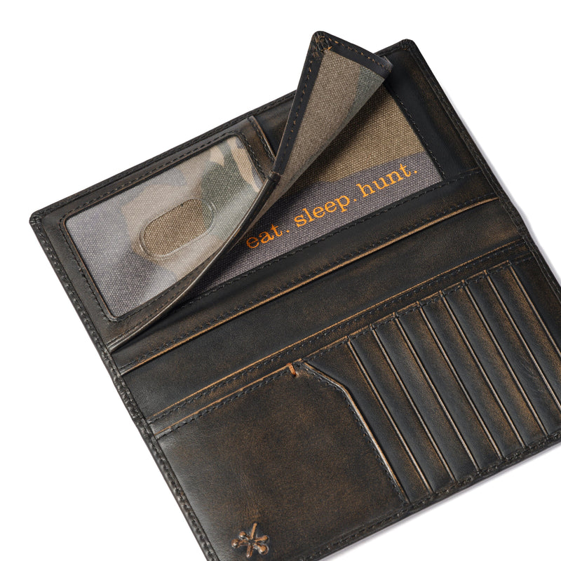 Deer Long Bifold Leather Wallet | House of Jack Co.