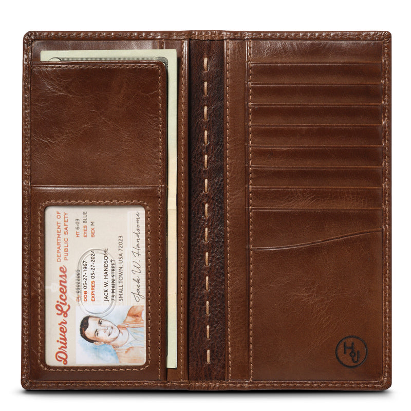 Deer Ornament Long Bifold | Leather Rodeo Wallet | House of Jack Co.