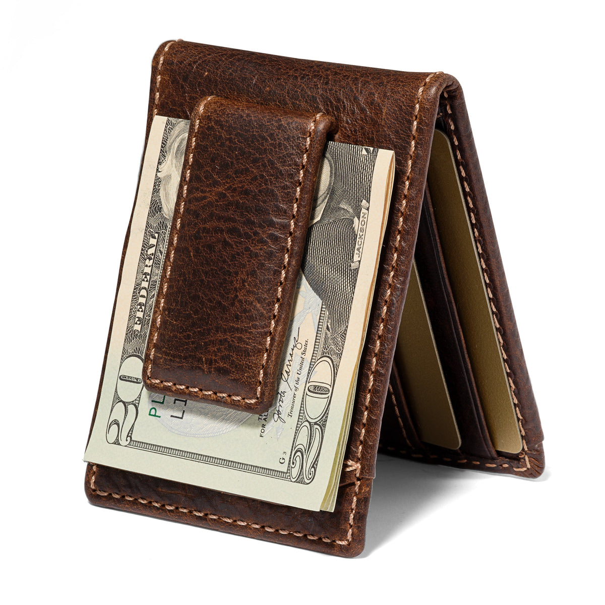 Paul & Taylor Men's Big Hipster Bifold Leather Wallet - 13 Card Slots, 2 Bill Compartments, ID Window