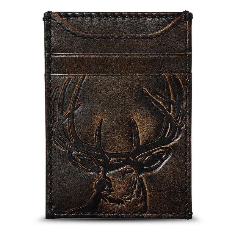 Deer Magnetic Front Pocket Money Clip Wallet House of Jack Co. 