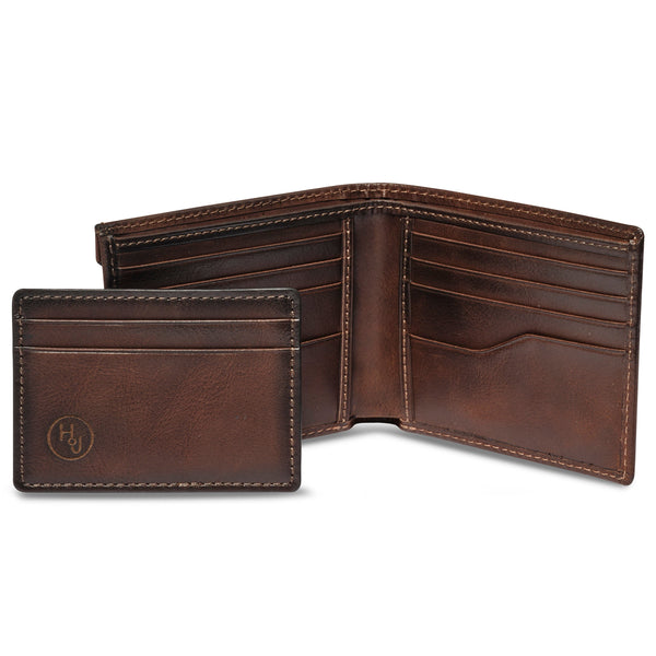 Duo 2 in 1 Bifold Brown Bifold Wallet House of Jack Co. 