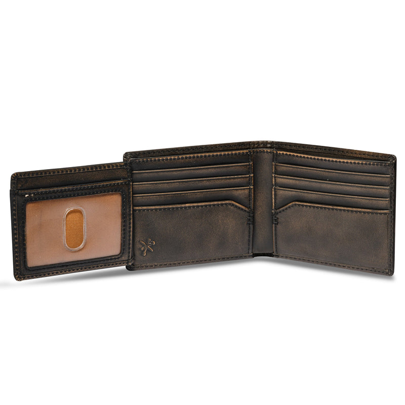Skull Double ID Bifold Wallet Bifold Wallet House of Jack Co. 
