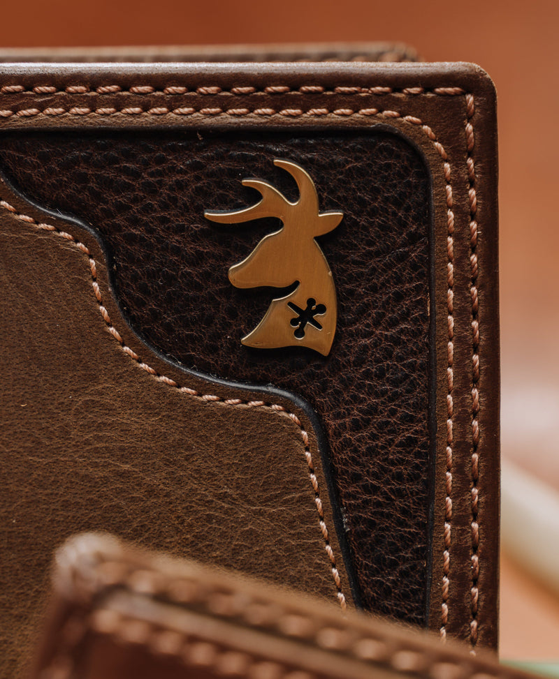 Deer Ornament Long Bifold Wallet Bifold Wallet House of Jack Co. 