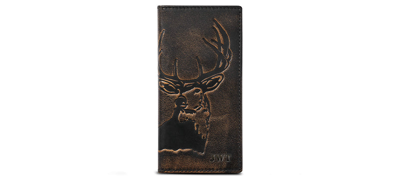 HOJ Co. JACK Long Bifold Rodeo Wallet, Natural Algeria