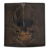 Skull Long Bifold Wallet Bifold Wallet House of Jack Co. 