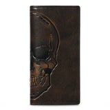 Skull Long Bifold Wallet Bifold Wallet House of Jack Co. 