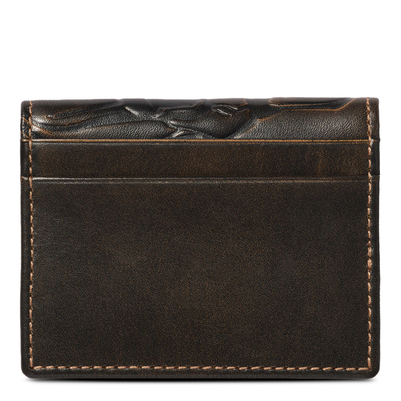 Skull Slim Card Wallet for Men – Leather Bifold | House of Jack Co.
