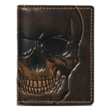 Skull Slim Card Wallet Money Clip Wallet House of Jack Co. 