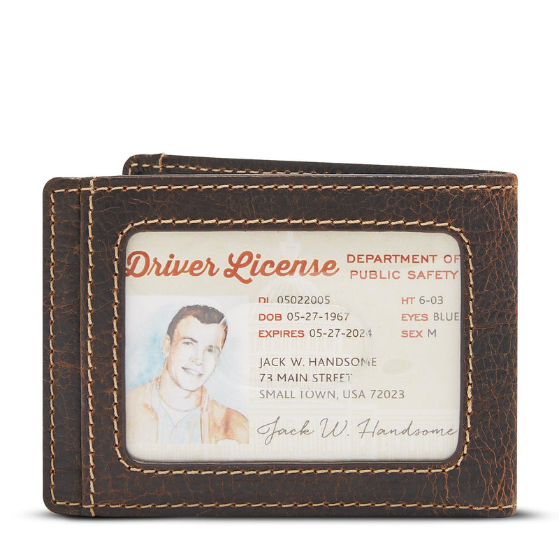 HoJ Co. Deacon ID Bifold Front Pocket Wallet