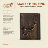 Deer Trifold Trifold Wallet House of Jack Co. 