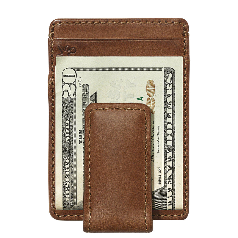 Baseball Magnetic Front Pocket Money Clip Wallet House of Jack Co. 