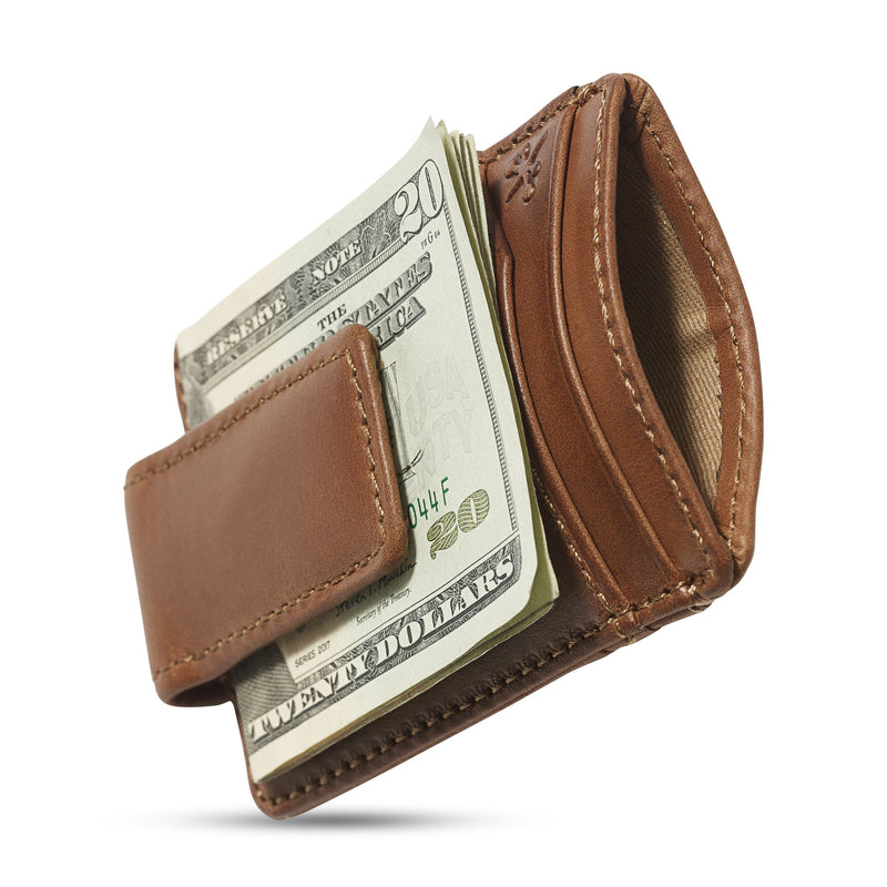 Baseball Magnetic Front Pocket Money Clip Wallet House of Jack Co. 