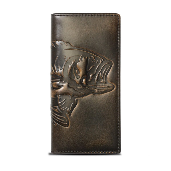 Bass Fish Long Bifold Wallet Bifold Wallet House of Jack Co. 
