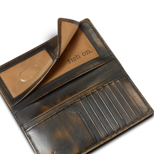 Bass Fish Long Bifold Wallet Bifold Wallet House of Jack Co. 