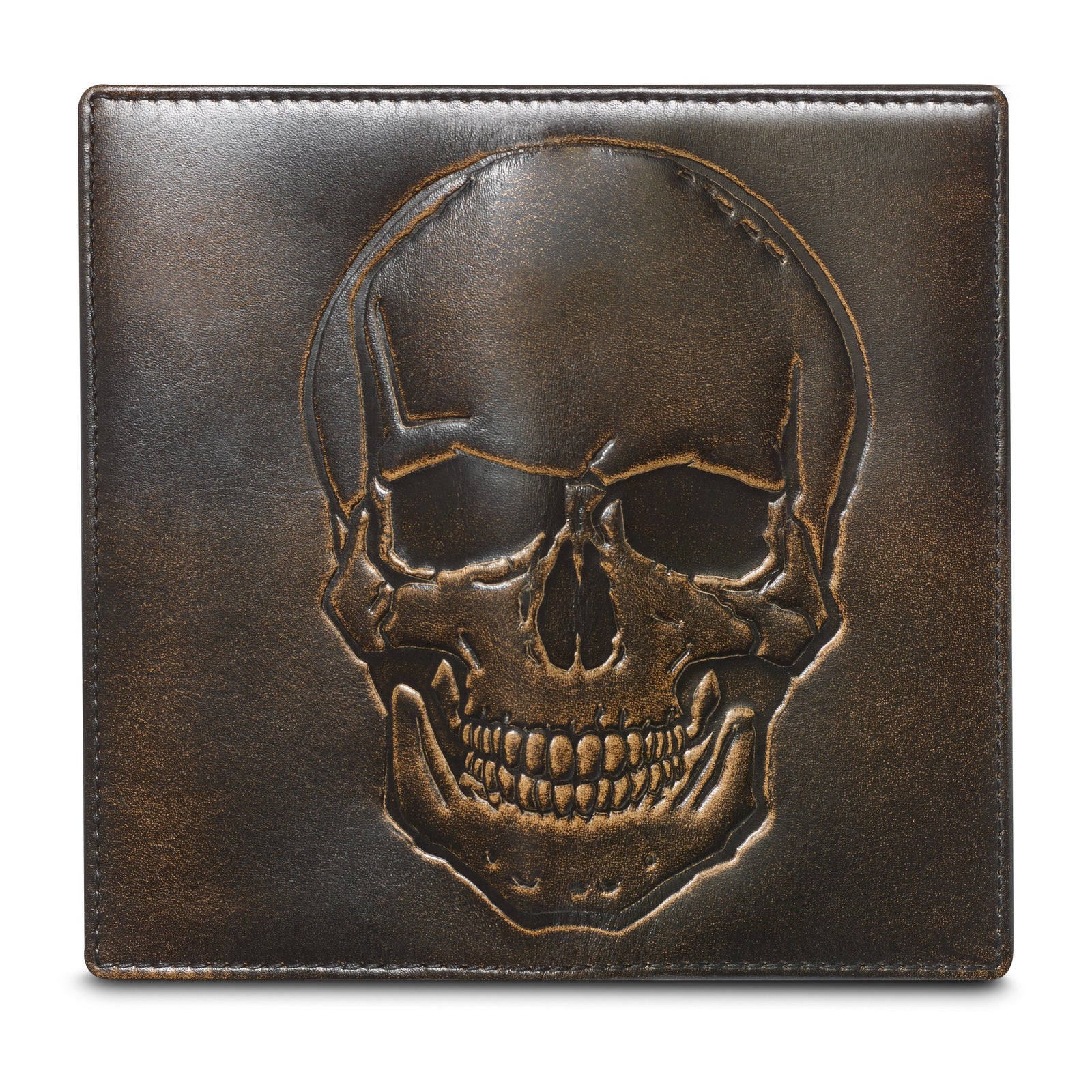 Skull Long Bifold Wallet - Leather Wallet | House of Jack Co Skull Long Bifold Wallet - Leather Wallet | House of Jack Co