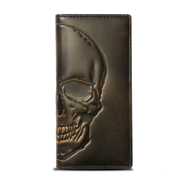 Bifold Leather Wallets for Men - Long Bifold