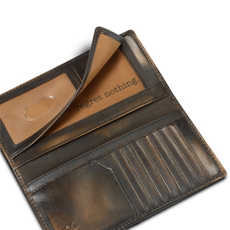 shadow leather wallet