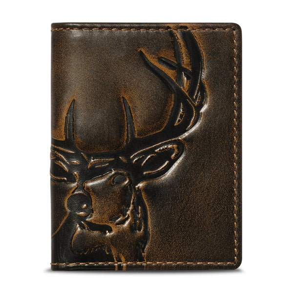 Deer Slim Bifold Card Wallet Money Clip Wallet House of Jack Co. 