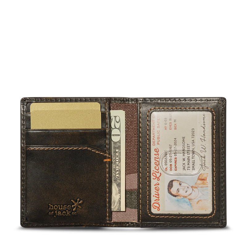 Deer Slim Bifold Card Wallet Money Clip Wallet House of Jack Co. 