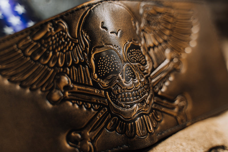 Winged Skull Bifold Wallet Bifold Wallet House of Jack Co. 