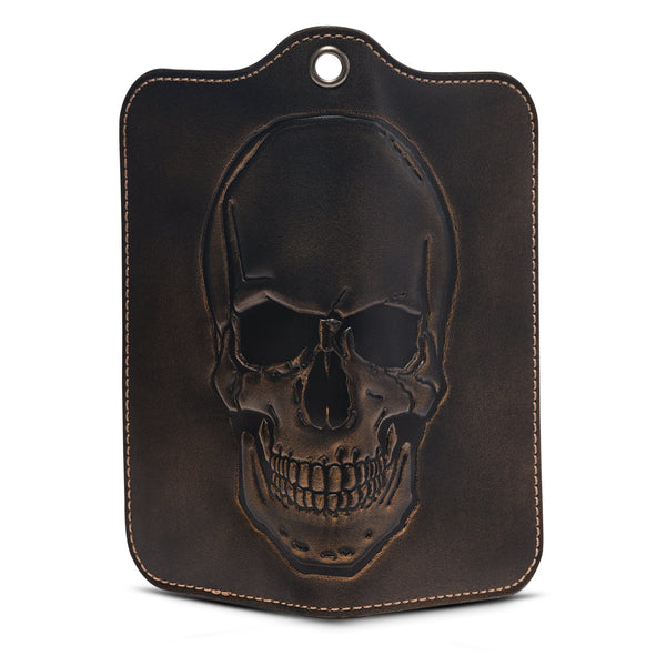 Skull Grommet Long Bifold Wallet Bifold Wallet House of Jack Co. 