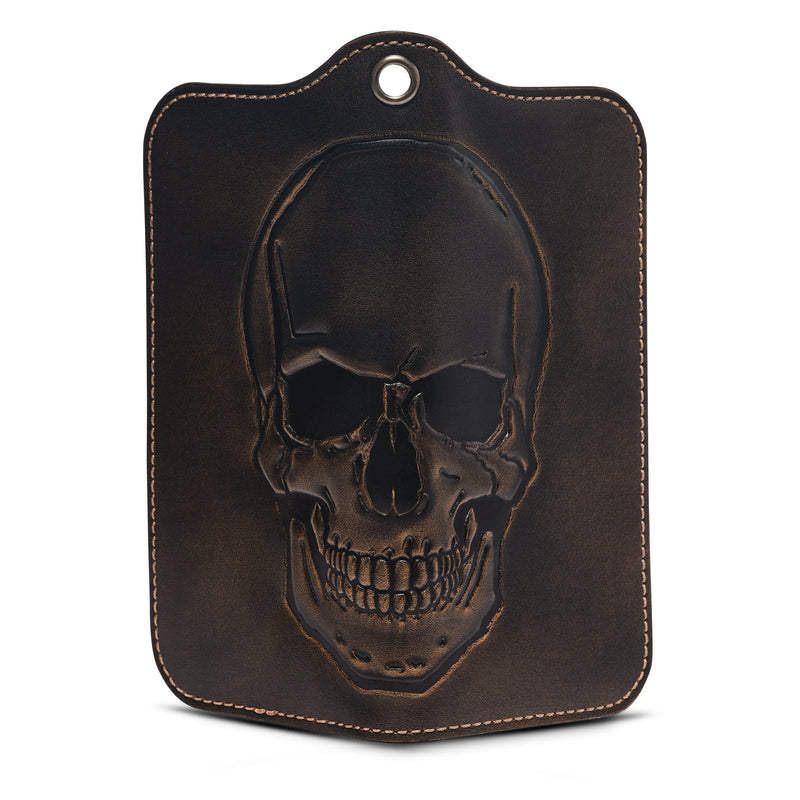 Skull Grommet Long Bifold Wallet Bifold Wallet House of Jack Co. 