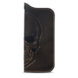 Skull Grommet Long Bifold Wallet Bifold Wallet House of Jack Co. 