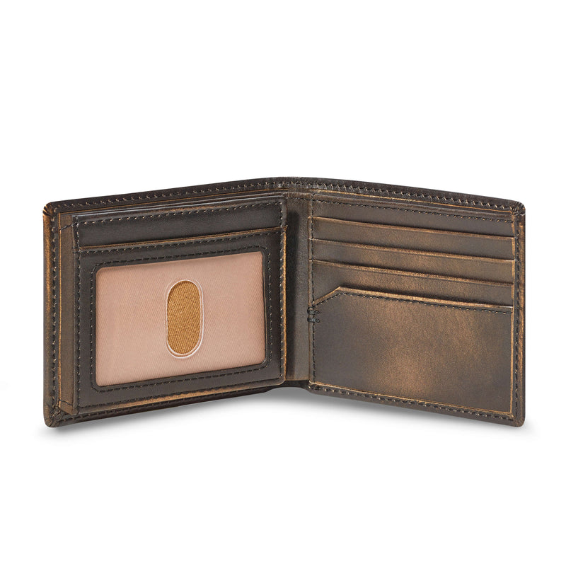 Beaver Tail Wallet with ID, Leather Trifold wallet – Danny Collins