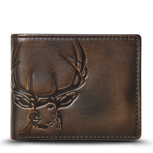 Deer Double ID Bifold Wallet Bifold Wallet House of Jack Co. 