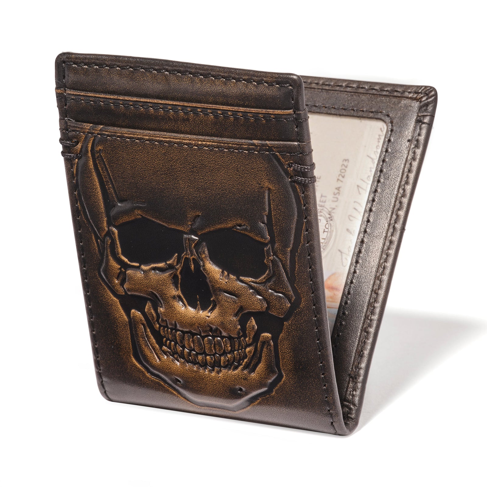 House of Jack Co. Skull Front Pocket Wallet for Men | Money Clip